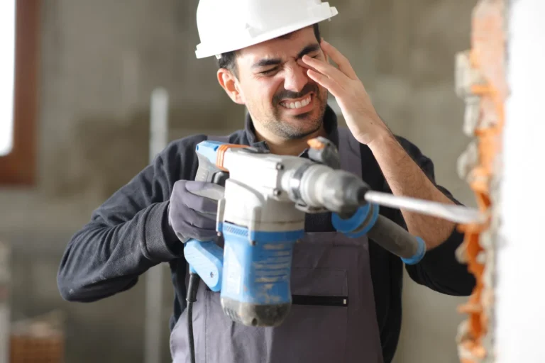Flushing your eyes out after a work incident 